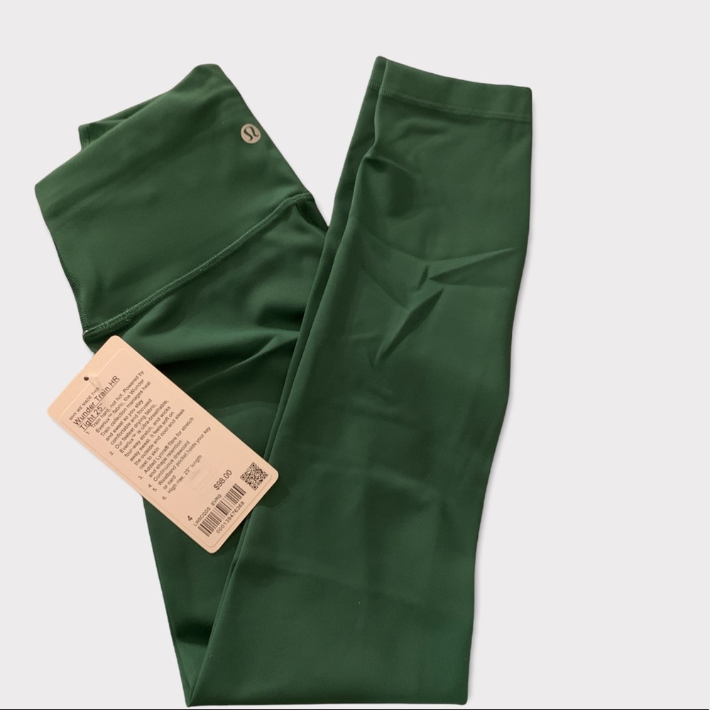 Lululemon wunder train leggings - everglade green